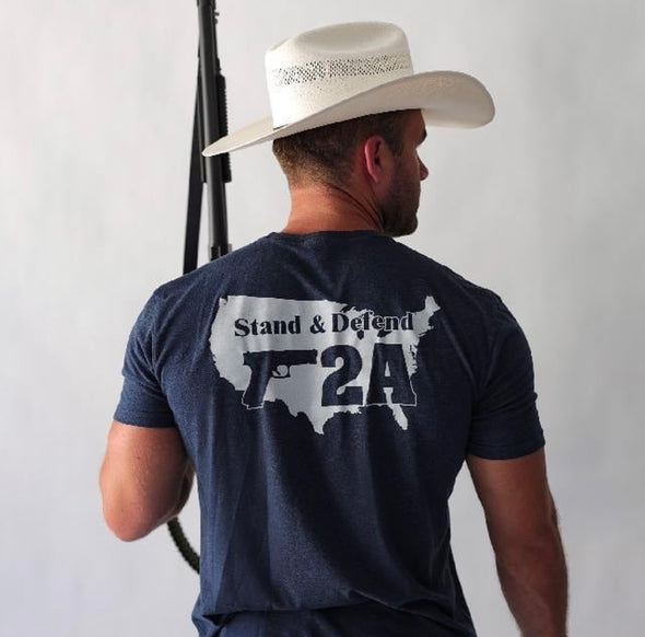 Stand & Defend USA T-Shirt - Blue