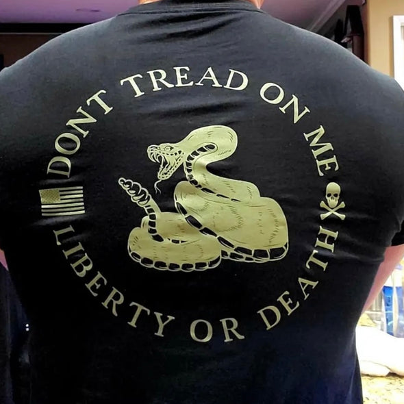 Don't Tread On Me T-Shirt - Black