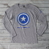 Feeling Blue Long Sleeve Shirt - Heather Grey