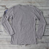 Feeling Blue Long Sleeve Shirt - Heather Grey